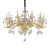 LAMPADA SOSPENSIONE NEGRESCO SP1 0 ORO - IDEAL LUX 087771 product photo Photo 01 2XS
