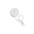 LAMPADA APPLIQUE FOCUS - 1AP BIANCO - IDEAL LUX 097183 product photo Photo 01 2XS