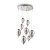 LAMPADA SOSPENSIONE CLOWN SP8 CROMO - IDEAL LUX 100913 product photo Photo 01 2XS
