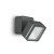 LAMPADA DA PARETE OMEGASQUARE AP1 ANTRACITE4000K - IDEAL LUX 172514 product photo Photo 01 2XS