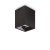 LAMPADA PLAFONIERA NITRO PL1 5WSQUARE NERO - IDEAL LUX 206028 product photo Photo 01 2XS