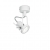 PLAFONIERA SLIDE PL1 BIANCO - IDEAL LUX 237046 product photo Photo 01 2XS