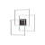 LAMPADA PLAFONIERA FRAMEPLQUADRATO NERO - IDEAL LUX 270678 product photo Photo 01 2XS