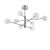 PLAFONIERA SOSPENSIONE EQUINOXE SP8 CROMO - IDEAL LUX 275178 product photo Photo 01 2XS