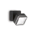 LAMPADA APPLIQUE OMEGAAPSQUARE NERO 4000K - IDEAL LUX 285535 product photo Photo 01 2XS