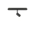 SISTEMAEGOTRACKSINGLE03W3000K1 - 10V NERO NERO - IDEAL LUX 303666 product photo Photo 01 2XS