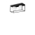 LAMPADA DASOFFITTOLINGOTTO PL2 NERO - IDEAL LUX 304137 product photo Photo 01 2XS