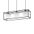SOSPENSIONE LINGOTTO SP3 NERO - IDEAL LUX 304144 product photo Photo 01 2XS
