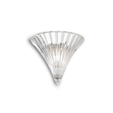 LAMPADA APPLIQUE SANTA AP1 SMALL TRASPARENTE - IDEAL LUX 013060 product photo Photo 01 3XL