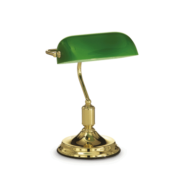 LAMPADA TAVOLO LAWYER TL1 OTTONE - IDEAL LUX 013657 product photo Photo 01 3XL