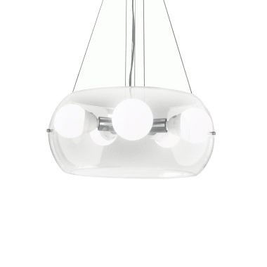 LAMPADA SOSPENSIONE AUDI - 10 SP5 TRASPARENTE - IDEAL LUX 016863 product photo Photo 01 3XL