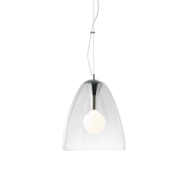 LAMPADA SOSPENSIONE AUDI - 20 SP1 TRASPARENTE - IDEAL LUX 016931 product photo Photo 01 3XL