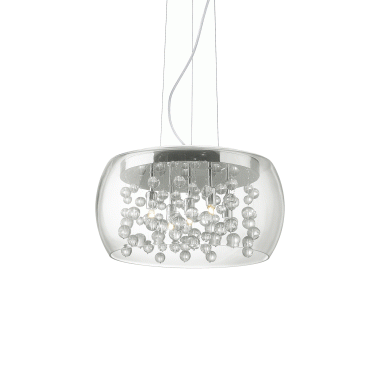 LAMPADA SOSPENSIONE AUDI - 80 SP5 TRASPARENTE - IDEAL LUX 031743 product photo Photo 01 3XL