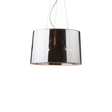 LAMPADA SOSPENSIONE LONDON SP5 CROMO - IDEAL LUX 032351 product photo Photo 01 3XL