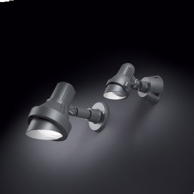 LAMPADA APPLIQUE TERRA AP1 BIGANTRACITE - IDEAL LUX 046167 product photo Photo 02 3XL