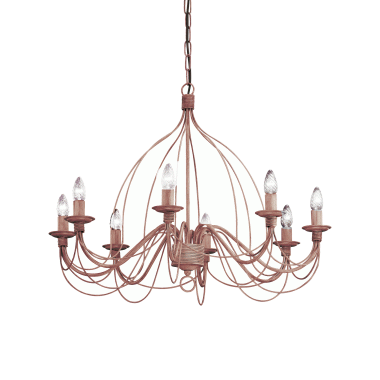 LAMPADA SOSPENSIONE CORTESP8 RUGGINE - IDEAL LUX 057194 product photo Photo 01 3XL