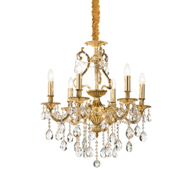 LAMPADA SOSPENSIONE GIOCONDA SP6 ORO - IDEAL LUX 060507 product photo Photo 01 3XL