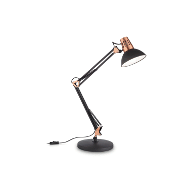 LAMPADA TAVOLO WALLY TL1 NERO RAME - IDEAL LUX 061191 product photo Photo 01 3XL