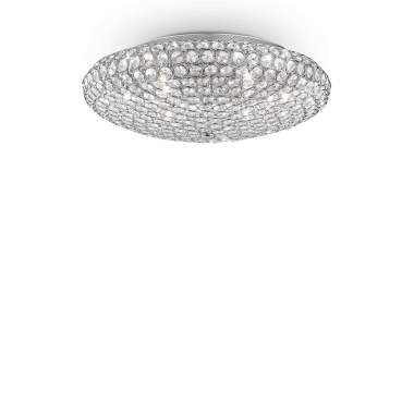 LAMPADA PLAFONIERA KINGPL9 CROMO - IDEAL LUX 073255 product photo Photo 01 3XL