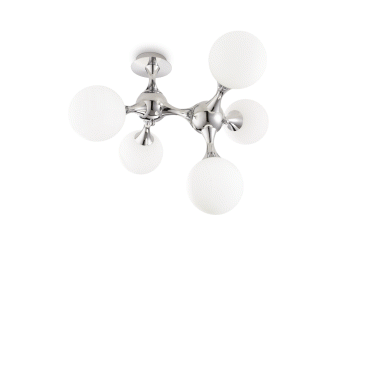 LAMPADA PLAFONIERA NODI PL5 BIANCO - IDEAL LUX 073712 product photo Photo 01 3XL