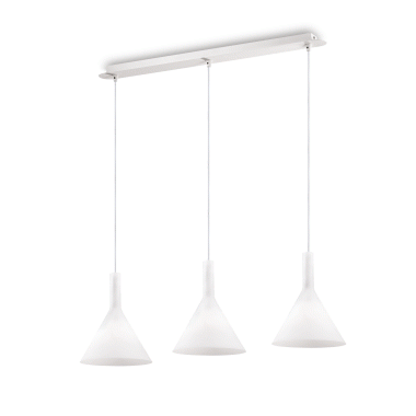 LAMPADA SOSPENSIONE COCKTAIL SP3 BIANCO - IDEAL LUX 074245 product photo Photo 01 3XL