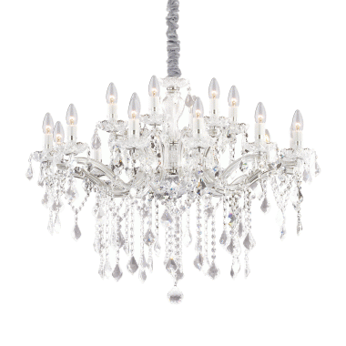 LAMPADA SOSPENSIONE FLORIAN SP1 8 CROMO - IDEAL LUX 075150 product photo Photo 01 3XL