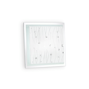 LAMPADA PLAFONIERA OCEAN PL2 TRASPARENTE - IDEAL LUX 081434 product photo Photo 01 3XL