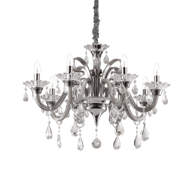 LAMPADA SOSPENSIONE COLOSSAL SP8 GRIGIO - IDEAL LUX 081519 product photo Photo 01 3XL