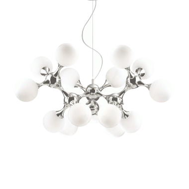 LAMPADA SOSPENSIONE NODI SP1 5 BIANCO - IDEAL LUX 082073 product photo Photo 01 3XL