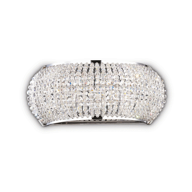 LAMPADA APPLIQUE PASHA ' AP3 CROMO - IDEAL LUX 082264 product photo Photo 01 3XL
