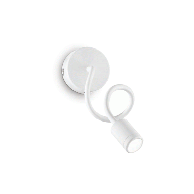 LAMPADA APPLIQUE FOCUS - 1AP BIANCO - IDEAL LUX 097183 product photo Photo 01 3XL
