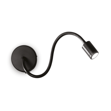 LAMPADA APPLIQUE FOCUS - 1AP NERO - IDEAL LUX 097190 product photo Photo 01 3XL