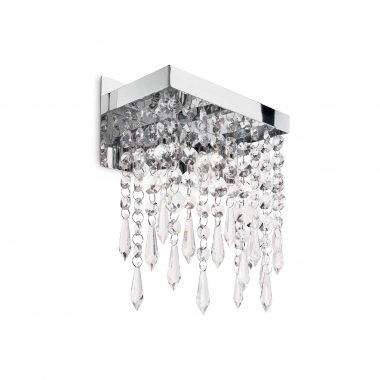 LAMPADA DA PARETE APPLIQUE GIADA AP2 TRASPARENTE - IDEAL LUX 098784 product photo Photo 01 3XL