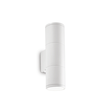 LAMPADA APPLIQUE GUN AP2 SMALL BIANCO - IDEAL LUX 100388 product photo Photo 01 3XL