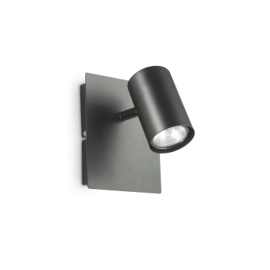 LAMPADA APPLIQUE SPOT AP1 NERO - IDEAL LUX 115481 product photo Photo 01 3XL