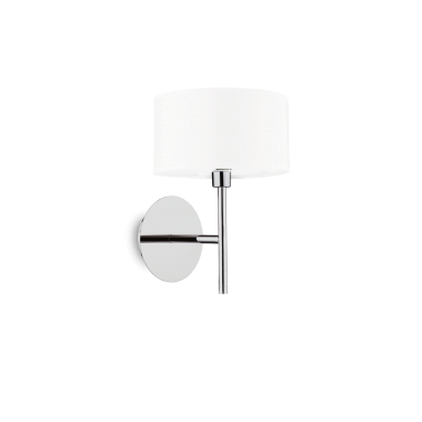 LAMPADA APPLIQUE WOODY AP1 BIANCO - IDEAL LUX 143156 product photo Photo 01 3XL