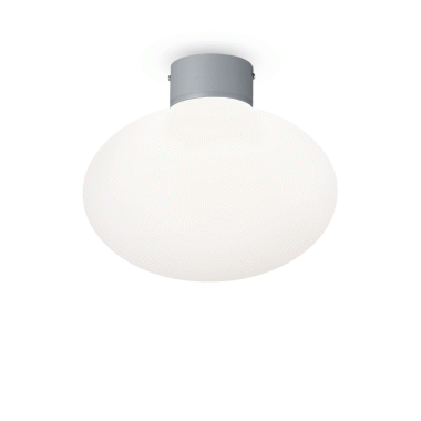 LAMPADA PLAFONIERA CLIOM PL1 GRIGIO - IDEAL LUX 148854 product photo Photo 01 3XL