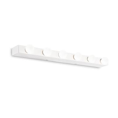 LAMPADA APPLIQUE PRIVE ' AP6 BIANCO - IDEAL LUX 159423 product photo Photo 01 3XL