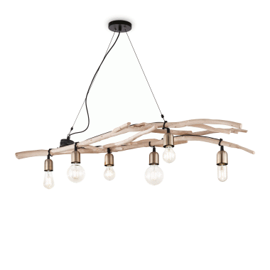 LAMPADA SOSPENSIONE DRIFTWOOD SP6 - IDEAL LUX 180922 product photo Photo 01 3XL