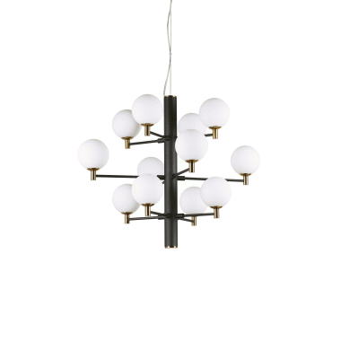 LAMPADA SOSPENSIONE COPERNICO SP1 2 NERO - IDEAL LUX 197319 product photo Photo 01 3XL