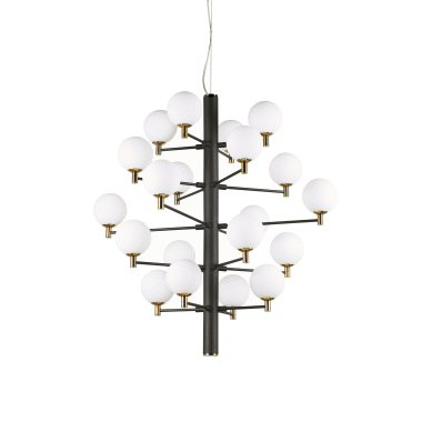 LAMPADA SOSPENSIONE COPERNICO SP2 0 NERO - IDEAL LUX 197333 product photo Photo 01 3XL