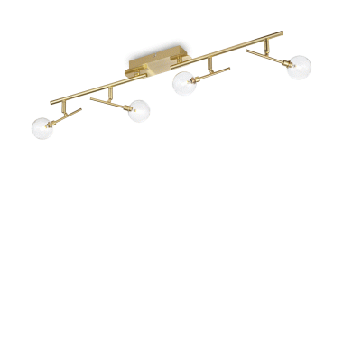 LAMPADA PLAFONIERA MARACAS PL4 OTTONE ANTICO - IDEAL LUX 200354 product photo Photo 01 3XL