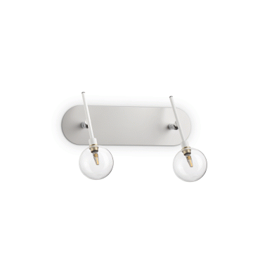 LAMPADA APPLIQUE MARACAS AP2 BIANCO - IDEAL LUX 200385 product photo Photo 01 3XL