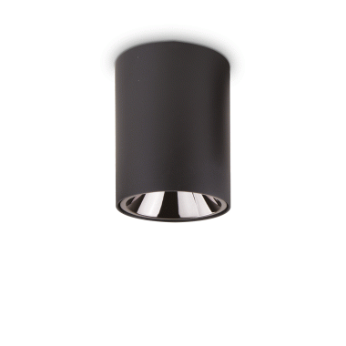 LAMPADA PLAFONIERA NITRO PL1 5WROUND NERO - IDEAL LUX 205984 product photo Photo 01 3XL