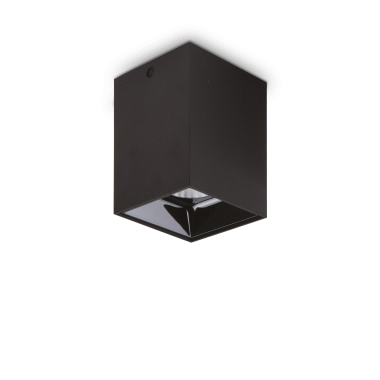 LAMPADA PLAFONIERA NITRO PL1 5WSQUARE NERO - IDEAL LUX 206028 product photo Photo 01 3XL