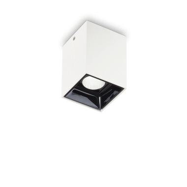 LAMPADA PLAFONIERA NITRO PL1 0WSQUARE BIANCO - IDEAL LUX 206035 product photo Photo 01 3XL