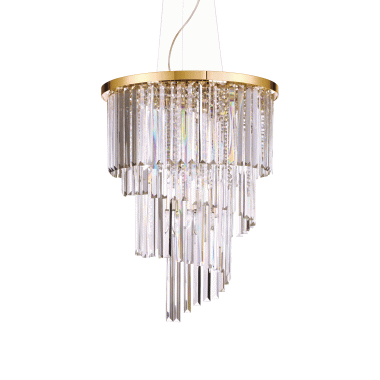 LAMPADA SOSPENSIONE CARLTON SP1 2OTTONE - IDEAL LUX 213521 product photo Photo 01 3XL