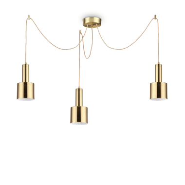 LAMPADA SOSPENSIONE HOLLY SP3 OTTONESATINATO - IDEAL LUX 231600 product photo Photo 01 3XL