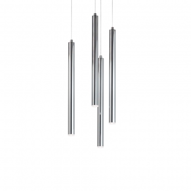 SOSPENSIONE LAMPADA FROZEN SP4 CROMO - IDEAL LUX 233475 product photo Photo 01 3XL