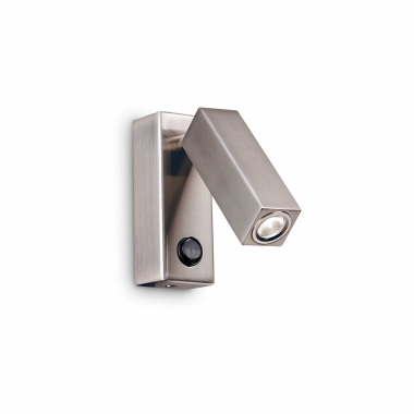 LAMPADA APPLIQUE PAGEAPSQUARE NICKEL - IDEAL LUX 233857 product photo Photo 01 3XL